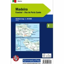 MADEIRA, FUNCHAL, OUTDOORKARTE 1:40.000 - Wanderkarte^ Wanderkarten Und Winterkarten|Wanderkarten Und Winterkarten