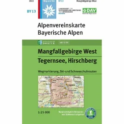 Wanderkarten Und Winterkarten|Wanderkarten Und Winterkarten*MANGFALLGEBIRGE WEST, TEGERNSEE, HIRSCHBERG 1:25.000