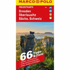 MARCO POLO 24 DRESDEN, OBERLAUSITZ, SÄCHSISCHE SCHWEIZ^ Straßenkarten|Straßenkarten