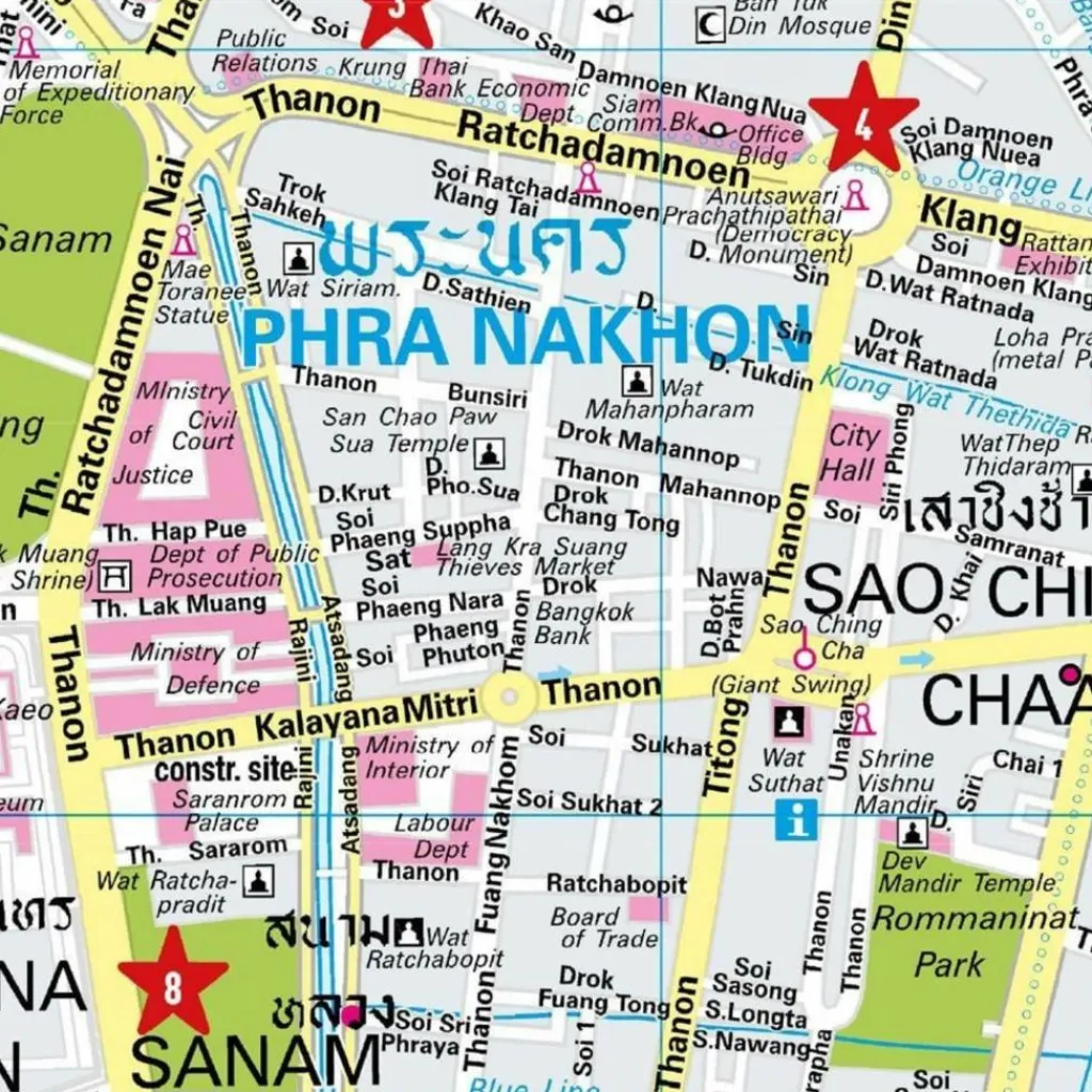 MARCO POLO CITYPLAN BANGKOK 1:13.000 - Stadtplan^ Stadtpläne