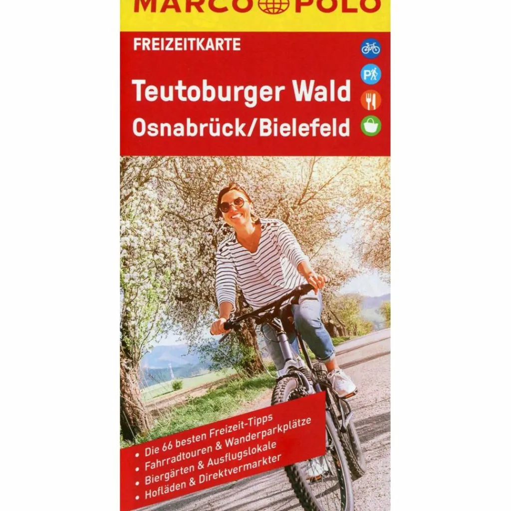 Straßenkarten|Straßenkarten*MARCO POLO FREIZEITKARTE TEUTOBURGER WALD, OSNABRÜCK, BIELEF - Straßenkarte