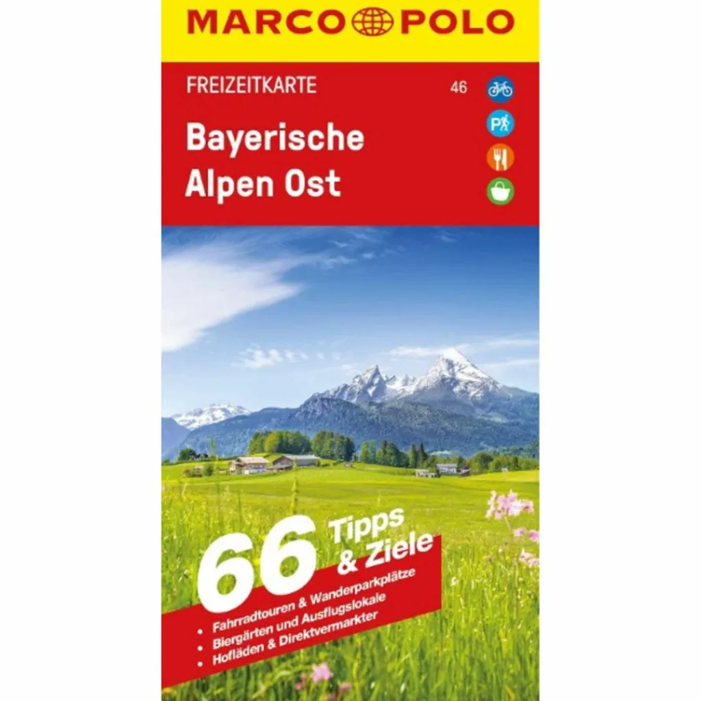 Straßenkarten|Straßenkarten*MARCO POLO FREIZEITKARTE 46 BAYERISCHE ALPEN OST 1:100.000