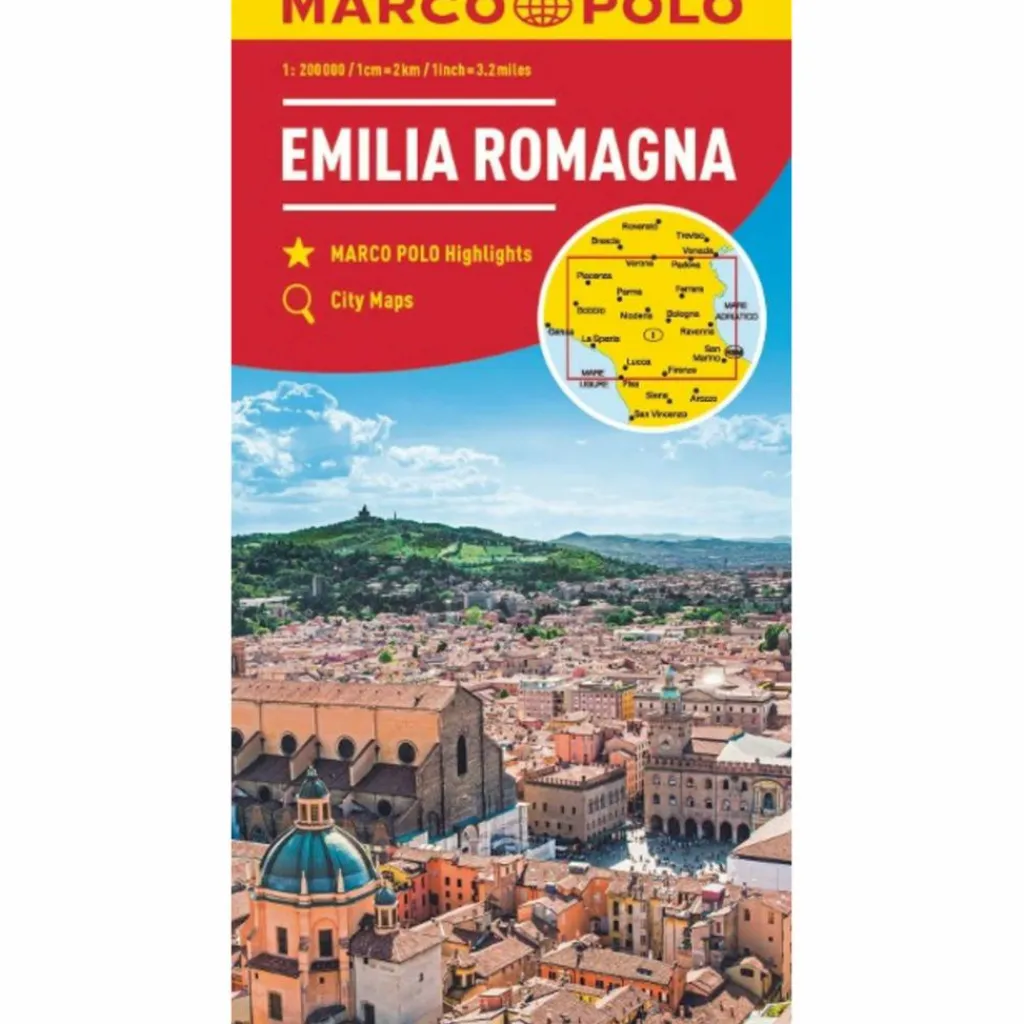 Straßenkarten|Straßenkarten*MARCO POLO KARTE ITALIEN BLATT 6 EMILIA ROMAGNA 1:200 000 - Straßenkarte