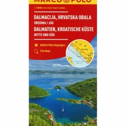 MARCO POLO KARTE KROATISCHE KÜSTE MITTE - Straßenkarte^ Straßenkarten|Straßenkarten
