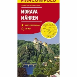 MARCO POLO KARTE TSCHECHIEN 02 MÄHREN 1: - Straßenkarte^ Straßenkarten|Straßenkarten