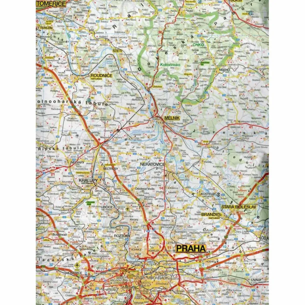 MARCO POLO KARTE TSCHECHIEN 02 MÄHREN 1: - Straßenkarte^ Straßenkarten|Straßenkarten