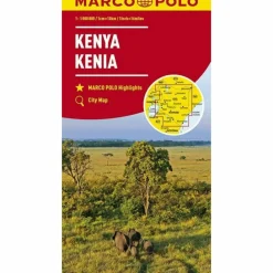 MARCO POLO LÄNDERKARTE KENIA 1:1 000 000 - Straßenkarte^ Straßenkarten|Straßenkarten