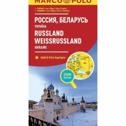 Straßenkarten|Straßenkarten*MARCO POLO LÄNDERKARTE RUSSLAND, UKRAINE - Straßenkarte