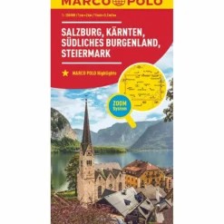 Straßenkarten|Straßenkarten*MARCO POLO REGIONALKARTE ÖSTERREICH 02 SALZBURG, KÄRNTEN - Straßenkarte