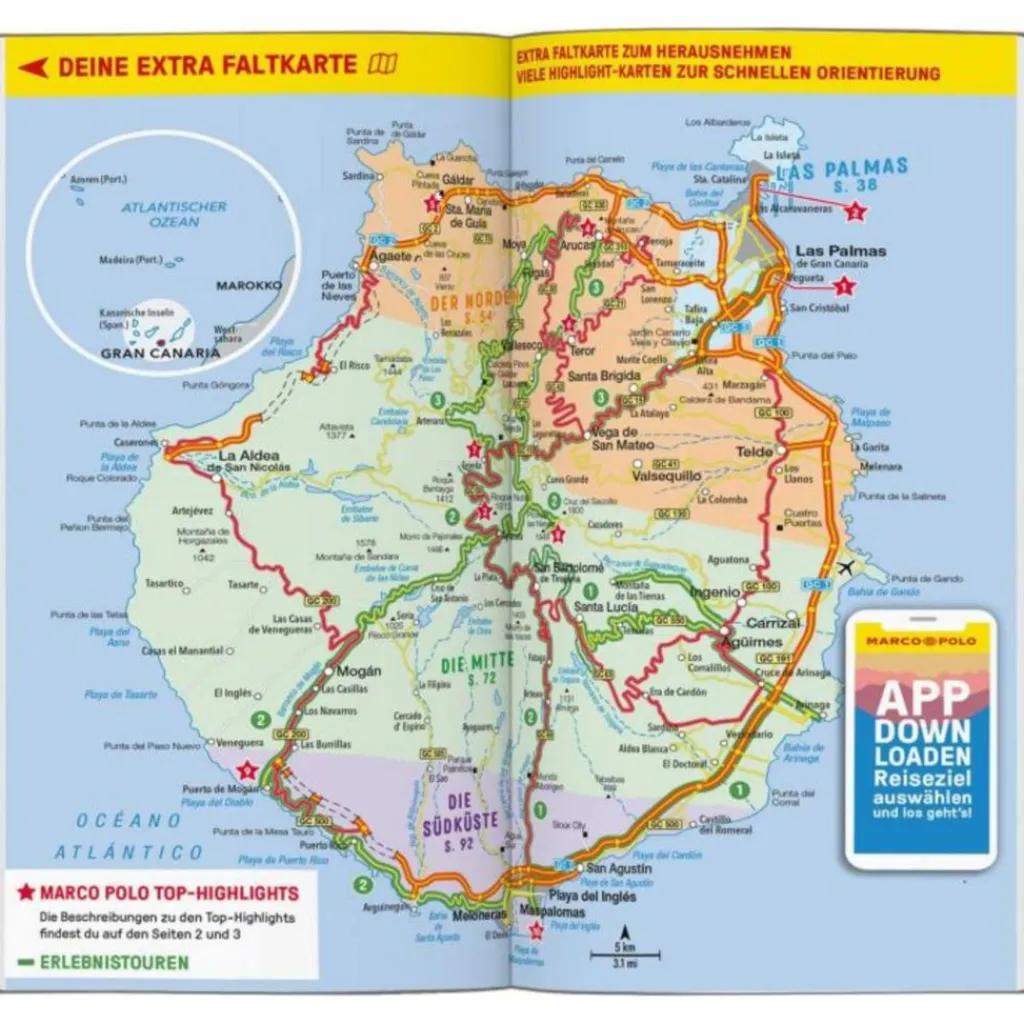 MARCO POLO REISEFÜHRER GRAN CANARIA^ Reiseführer Südeuropa