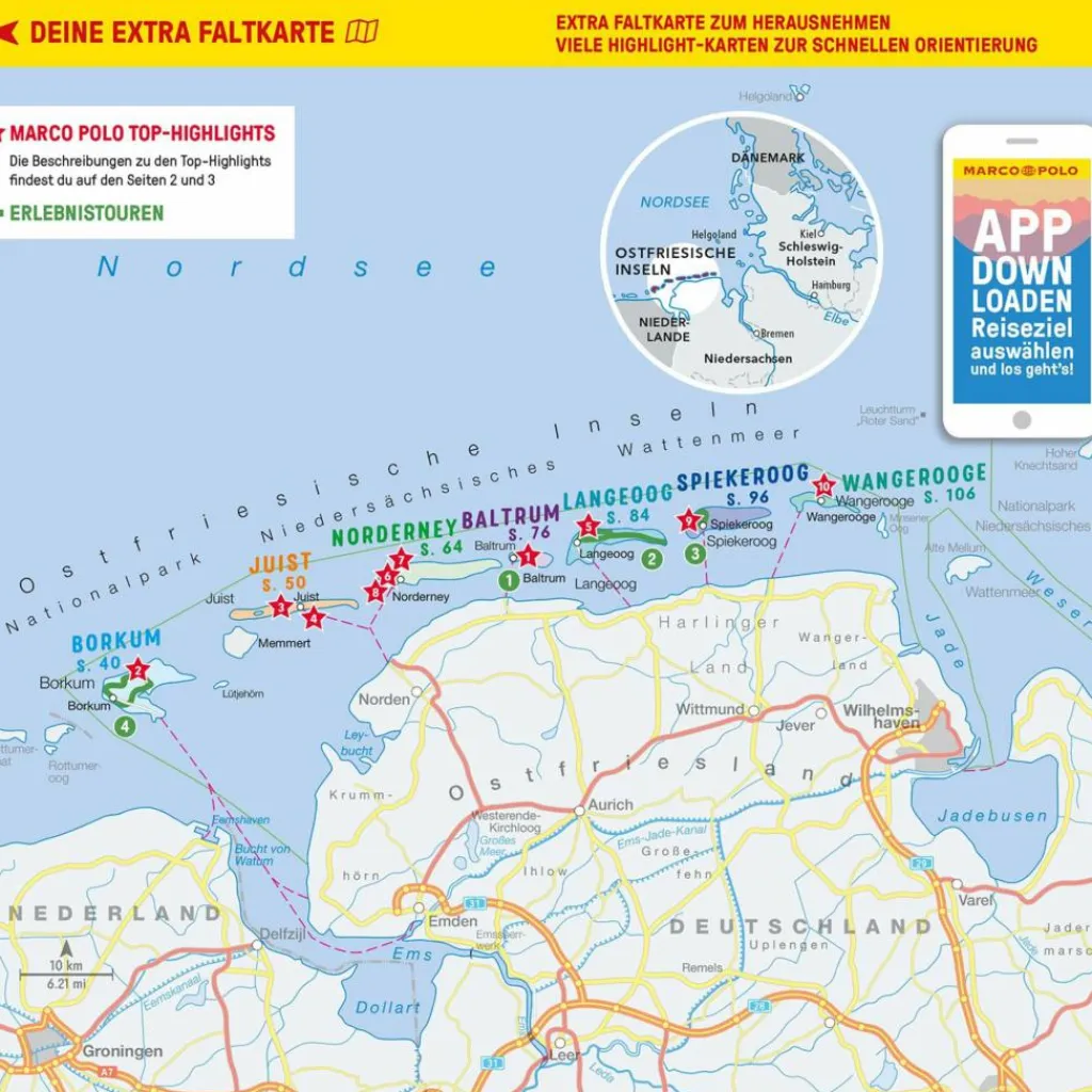 MARCO POLO REISEFÜHRER OSTFRIESISCHE INSELN^ Reiseführer Deutschland