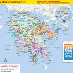 MARCO POLO REISEFÜHRER PELOPONNES^ Reiseführer Südosteuropa