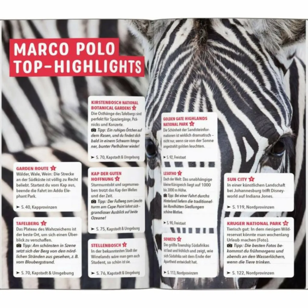Reiseführer Afrika*MARCO POLO REISEFÜHRER SÜDAFRIKA