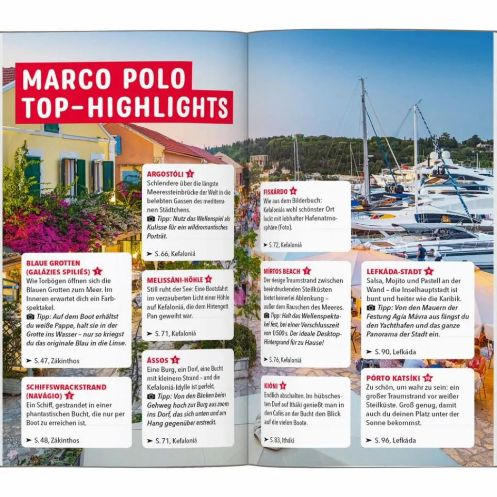 MARCO POLO REISEFÜHRER ZÁKINTHOS, ITHÁKI, KEFALLONIÁ, LÉFKAS^ Reiseführer Südosteuropa