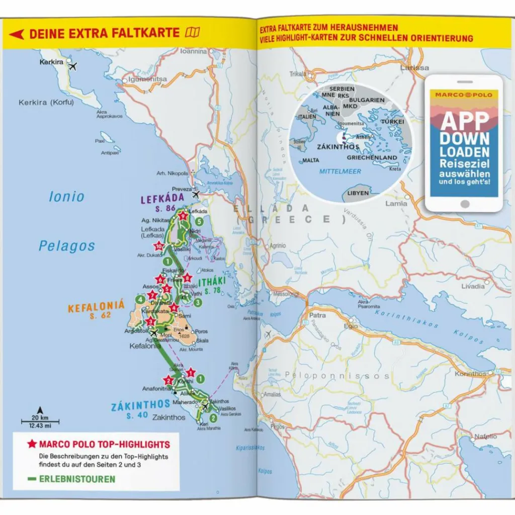MARCO POLO REISEFÜHRER ZÁKINTHOS, ITHÁKI, KEFALLONIÁ, LÉFKAS^ Reiseführer Südosteuropa