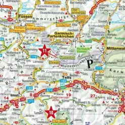 Straßenkarten|Straßenkarten*MARCO POLO REISEKARTE ALPEN 1:650.000 - Straßenkarte