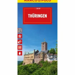 Straßenkarten|Straßenkarten*MARCO POLO REISEKARTE DEUTSCHLAND 07 THÜRINGEN 1:200.000 - Straßenkarte