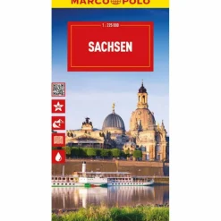 Straßenkarten|Straßenkarten*MARCO POLO REISEKARTE DEUTSCHLAND 09 SACHSEN 1:225.000 - Straßenkarte