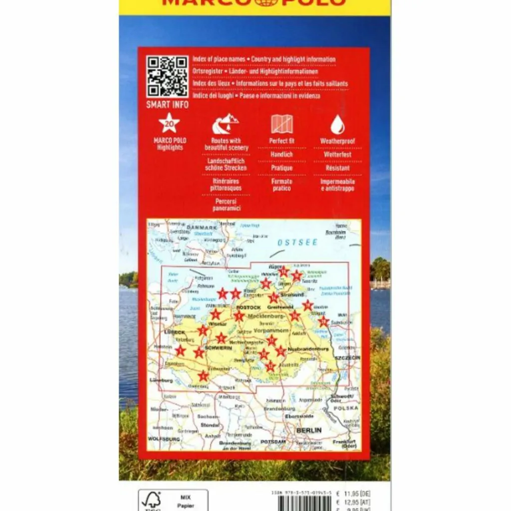 Straßenkarten|Straßenkarten*MARCO POLO REISEKARTE DEUTSCHLAND 02 MECKLENBURG-VORPOMMERN - Straßenkarte