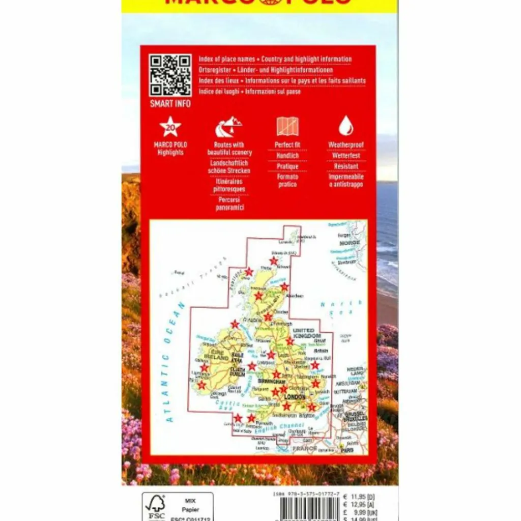 Straßenkarten|Straßenkarten*MARCO POLO REISEKARTE GROßBRITANNIEN 1:850.000 - Straßenkarte