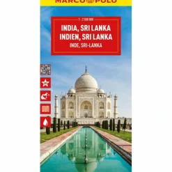 Straßenkarten|Straßenkarten*MARCO POLO REISEKARTE INDIEN, SRI LANKA 1:2,5 MIO. - Straßenkarte