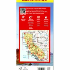 MARCO POLO REISEKARTE KALIFORNIEN 1:900.000 - Straßenkarte^ Straßenkarten|Straßenkarten