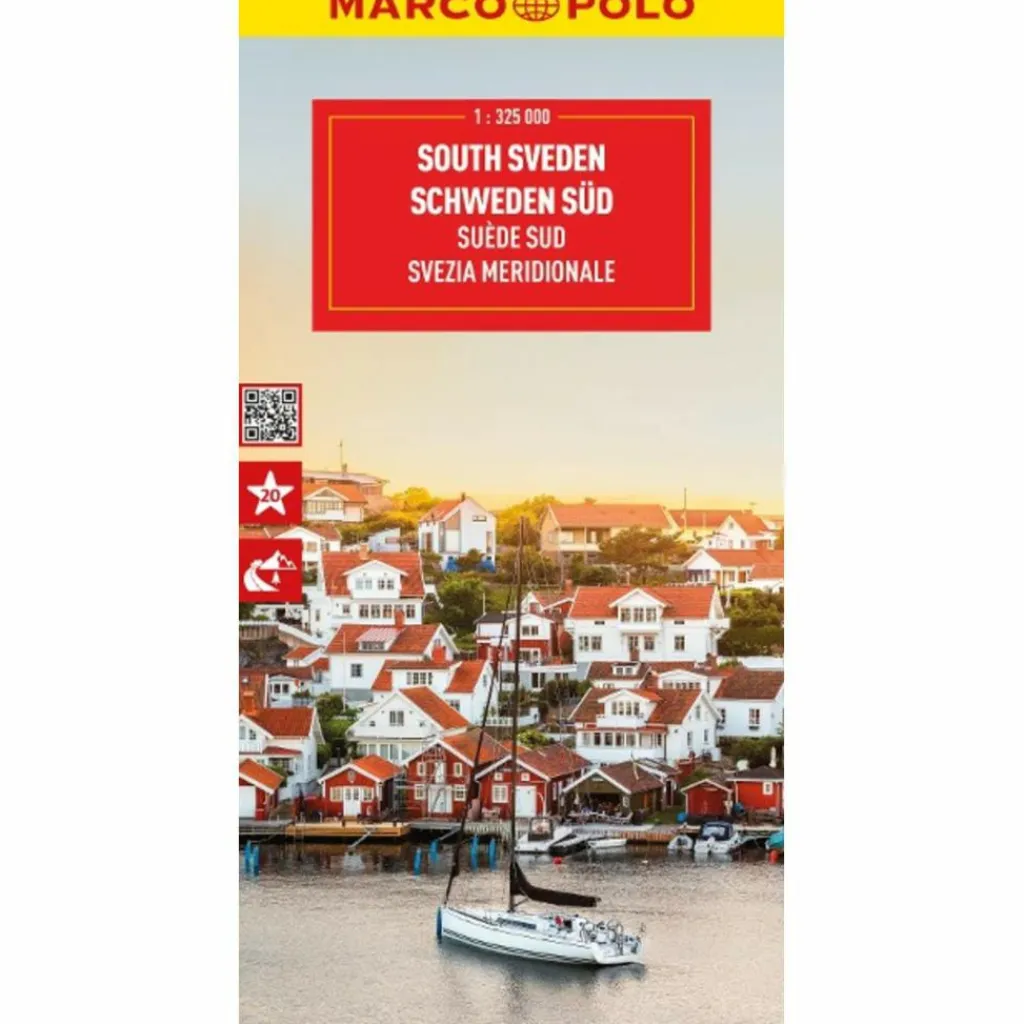 MARCO POLO REISEKARTE SCHWEDEN SÜD 1:325.000 - Straßenkarte^ Straßenkarten|Straßenkarten
