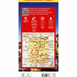 Straßenkarten|Straßenkarten*MARCO POLO REISEKARTE VOGESEN, ELSASS, SCHWARZWALD 1:225.000