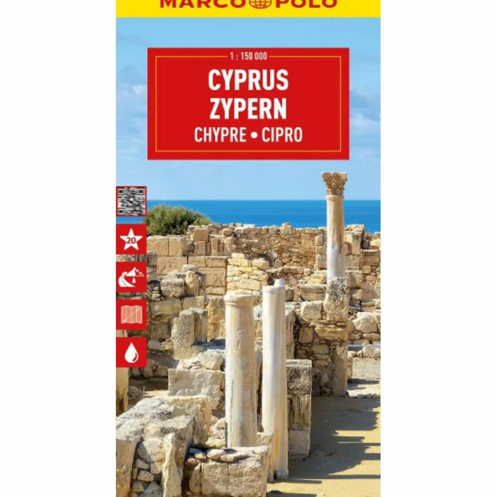 Straßenkarten|Straßenkarten*MARCO POLO REISEKARTE ZYPERN 1:150.000 - Straßenkarte