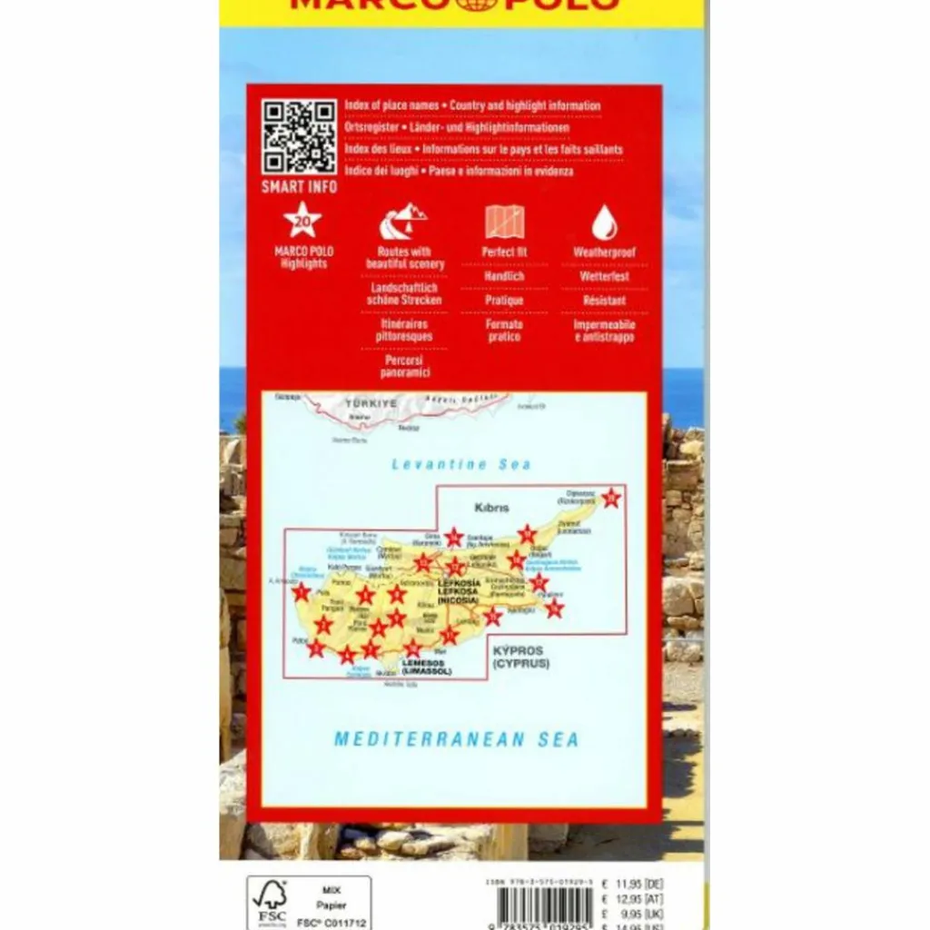 Straßenkarten|Straßenkarten*MARCO POLO REISEKARTE ZYPERN 1:150.000 - Straßenkarte