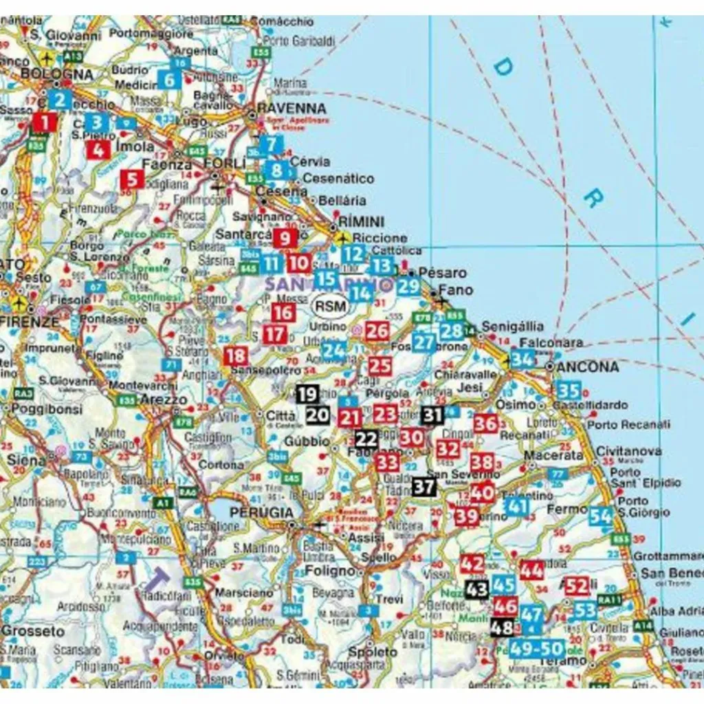 MARKEN - ADRIAKÜSTE - Wanderführer^ Wanderführer
