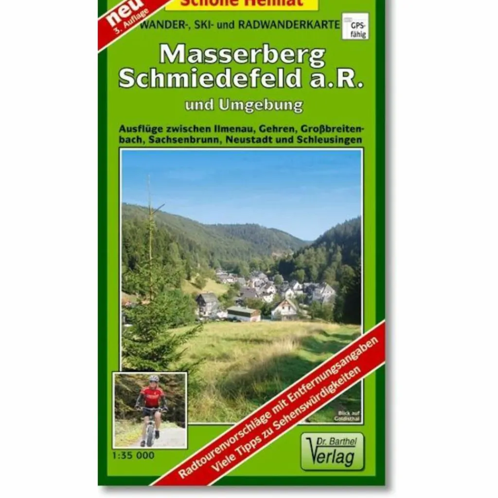 MASSERBERG, SCHMIEDEFELD A. R. UND UMGEB - Wanderkarte^ Fahrradkarten|Wanderkarten Und Winterkarten