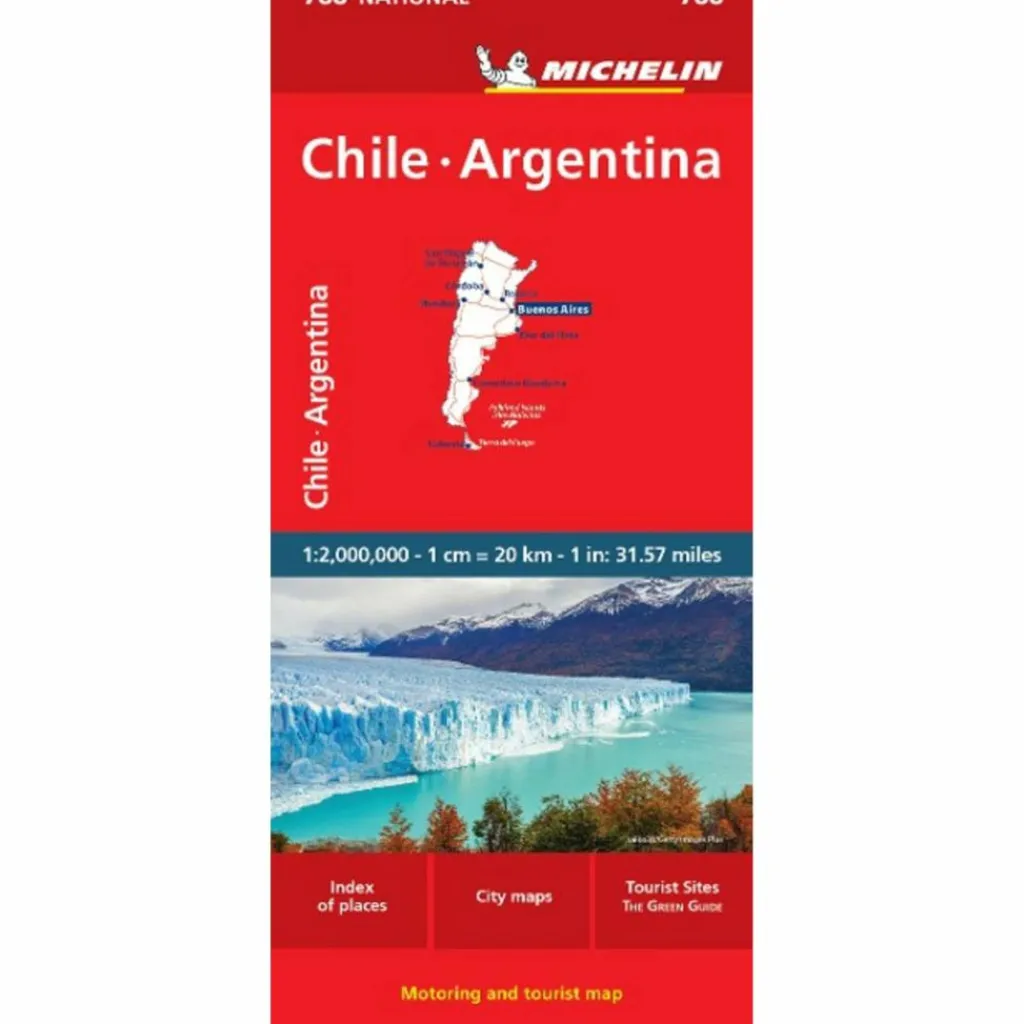 Straßenkarten|Straßenkarten*MICHELIN CHILE ARGENTINIEN - Karte