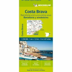 MICHELIN COSTA BRAVA, BARCELONA UND UMGEBUNG - Straßenkarte^ Straßenkarten|Straßenkarten