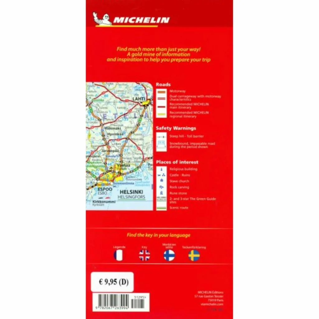 MICHELIN FINNLAND - Straßenkarte^ Straßenkarten|Straßenkarten