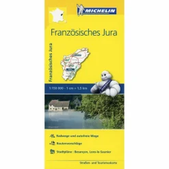 Straßenkarten|Straßenkarten*MICHELIN FRANZÖSISCHE JURA 1:150.000 - Straßenkarte