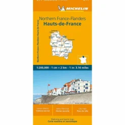 MICHELIN NORDFRANKRANKREICH - FLANDERN - Straßenkarte^ Straßenkarten|Straßenkarten