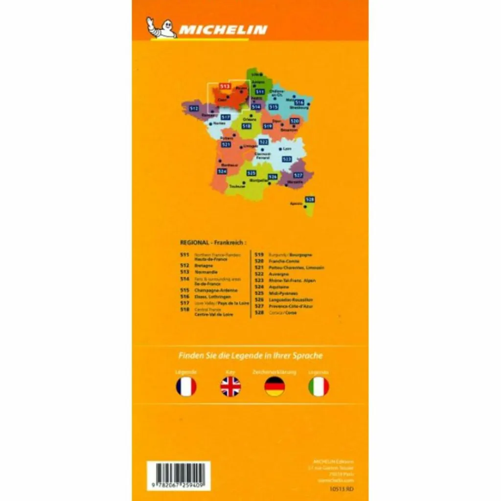 MICHELIN NORMANDIE^ Straßenkarten|Straßenkarten