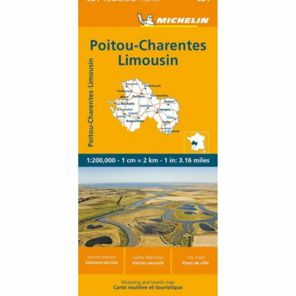 MICHELIN POITOU-CHARENTES - Straßenkarte^ Straßenkarten|Straßenkarten