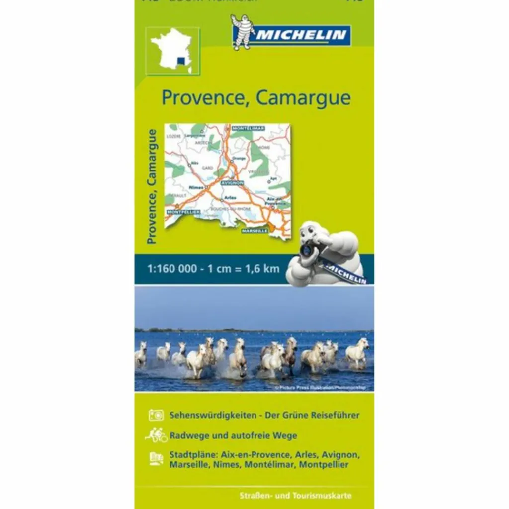 MICHELIN PROVENCE - CAMARGUE - Straßenkarte^ Straßenkarten|Straßenkarten