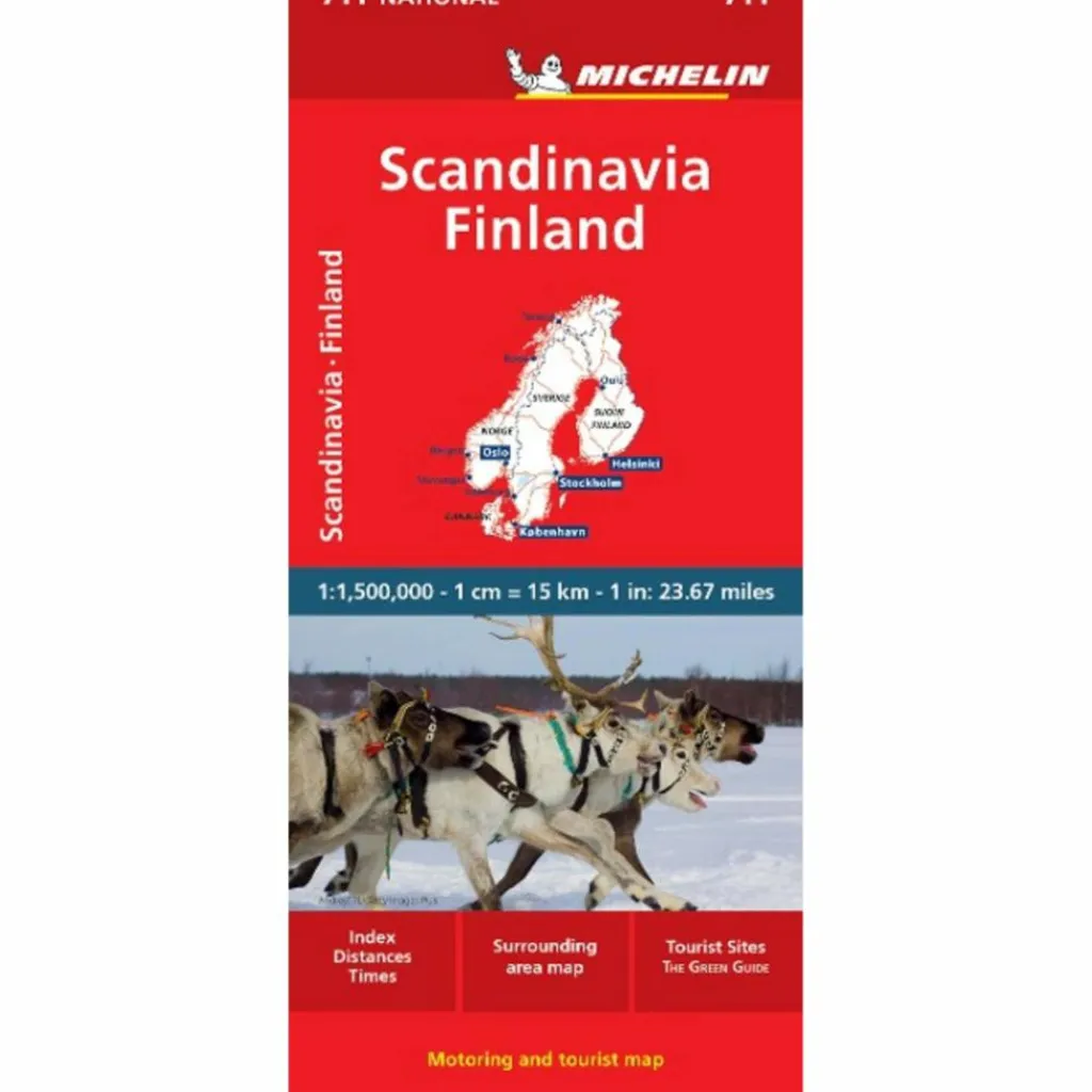 Straßenkarten|Straßenkarten*MICHELIN SCANDINAVIA FINLAND MAP 711 - Straßenkarte