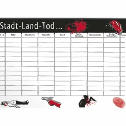 Moses Verlag BLACK STORIES - STADT LAND TOD - Reisespiel^ Reisespiele