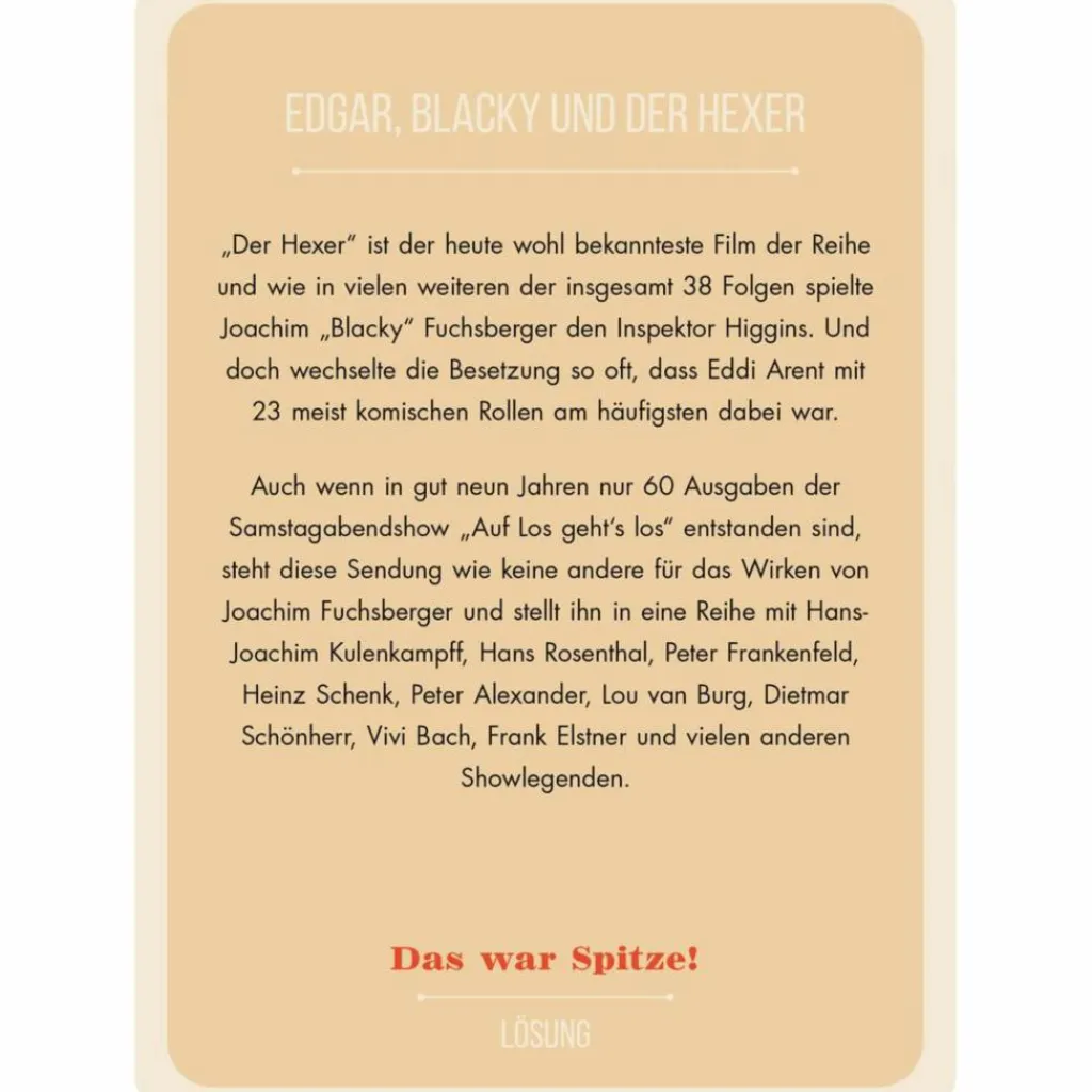 Moses Verlag DAS WAR SPITZE! - Reisespiel^ Reisespiele