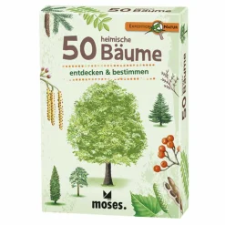 Moses Verlag EXPEDITION NATUR 50 HEIMISCHE BÄUME - Reisespiel^Kinder Kinderreisespiele Und Spielzeug