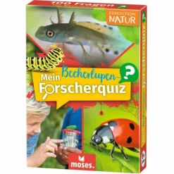 Moses Verlag MEIN BECHERLUPEN-FORSCHERQUIZ - Reisespiel^Kinder Kinderreisespiele Und Spielzeug