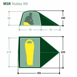 MSR HUBBA NX - Einpersonenzelt^ 1-Personen-Zelte|Sommerzelte