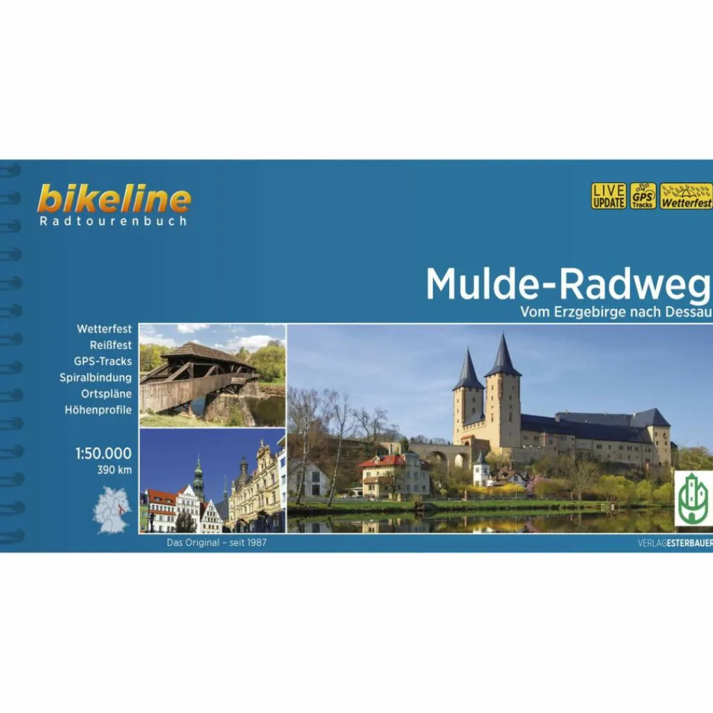 Radwanderführer Und Mountainbikeführer*MULDE-RADWEG 1 : 50.000 - Radwanderführer