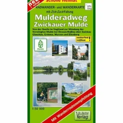 MULDERADWEG (ZWICKAUER MULDE) RADWANDER- - Fahrradkarte^ Fahrradkarten|Fahrradkarten