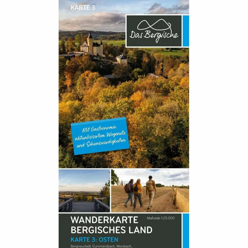 Wanderkarten Und Winterkarten|Wanderkarten Und Winterkarten*NATURPARK BERGISCHES LAND #3 1:25.000 - Wanderkarte