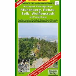 Fahrradkarten|Wanderkarten Und Winterkarten*NATURPARK FICHTELGEBIRGE, MÜNCHBERG - Wanderkarte